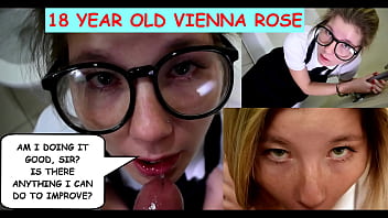 Apakah Aku Sudah Cukup Bagus, Pak? Ada Yang Bisa Aku Lakukan Untuk Lebih Memuaskanmu? Vienna Rose Yang Berusia 18 Tahun Menggoda Dengan Kata-kata Mesum Dan Menghisap Kontol Kakek Tua Joe Jon.