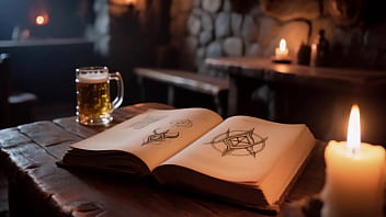 Panggilan Mesum Penyihir Seksi Untuk Ritual Intim Dengan Master Dungeon Dalam Animasi Ai