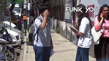 Cewek Nanya Ukuran Kontol Ke Orang Asing! Gila Banget Prank Di India