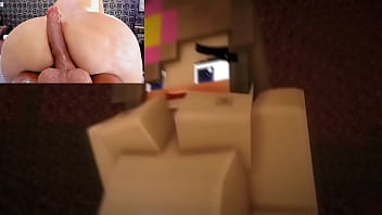 Coba Tahan Ejakulasi Bersamaku Dalam Animasi Minecraft Tanpa Sensor